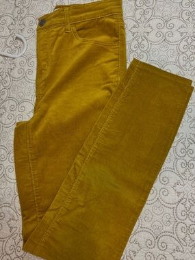 LOFT Golden Yellow Corduroy Pants